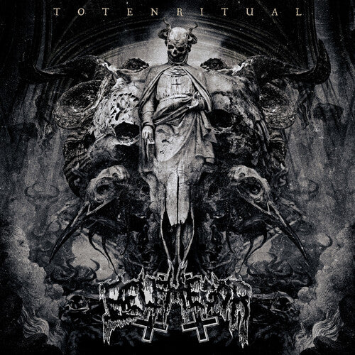 Belphegor: Totenritual - Crystal Clear, Gold & Black Splatter