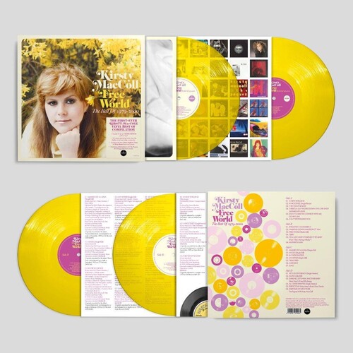 Kirsty MacColl: Free World: The Best Of Kirsty Maccoll 1979-2000 - 140-Gram Yellow Colored Vinyl