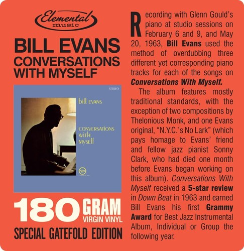 Bill Evans: Conversations With Myself