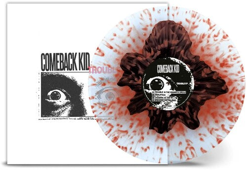 Comeback Kid: Trouble EP - Clear/Black Yolk W Red Splatter