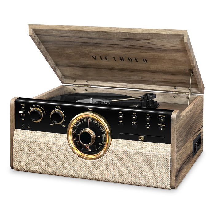 Victrola Empire 6-in-1 Bluetooth Record Player - Farmhouse